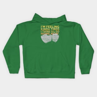 Feeling Kinda Tired Kids Hoodie